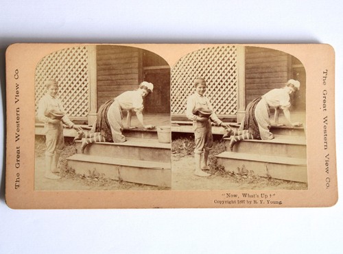 Foto stereo ansicht albumine - stereo,