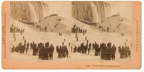Stereophoto winter sports - winter,