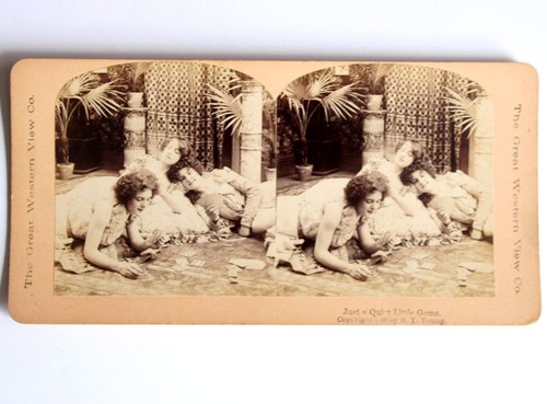 Foto stereo ansicht albumine - stereo,