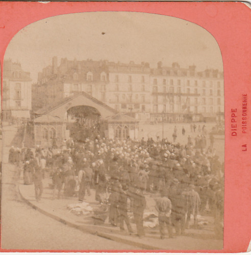 Dieppe poissonnerie card - la,