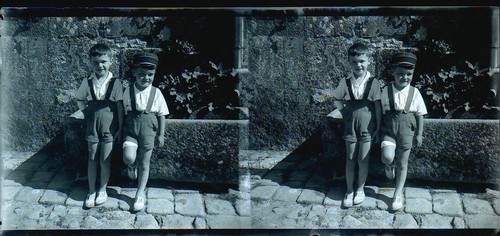 Fotoplatte glas stereo - stereo, 13