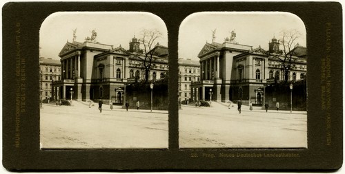 Stereophoto böhmen prag - böhmen,,