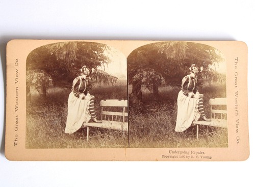 Foto stereo ansicht - ansicht, albumine