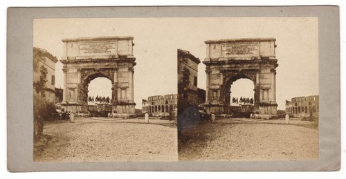 Italien rom titusbogen 1860 - rom,