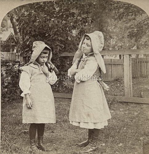 Zwei verkleidete kinder 1898 - zwei,
